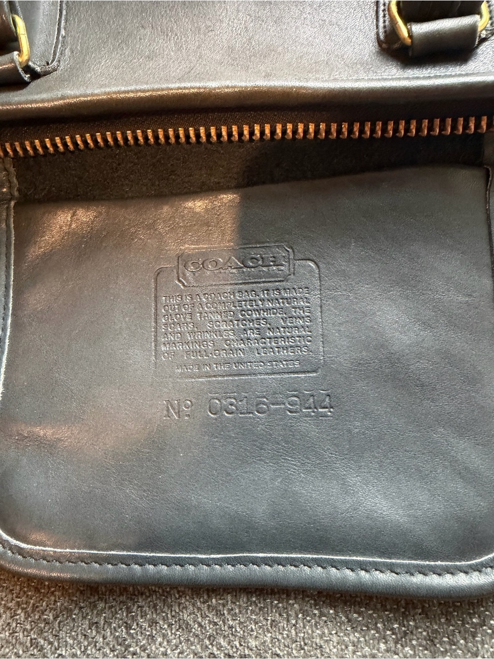 Vintage Coach Club Satchel - Picture 2 of 5